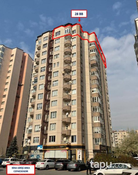 Kayseri Melikgazi Bahar Caddesi'nde Şehir Manzaralı Ferah 4+1 Daire