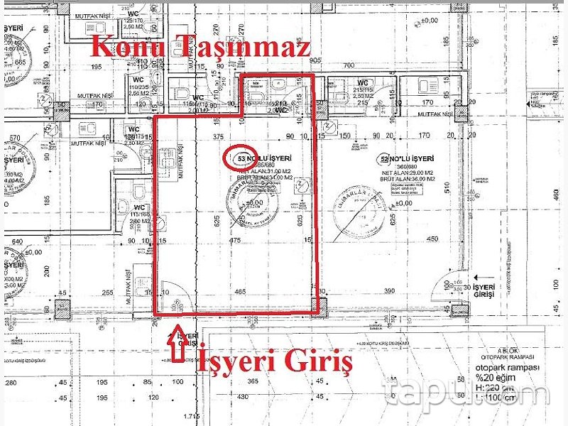 Eskişehir Tepebaşı Uluönder Mahallesinde 34 m2 Dükkan