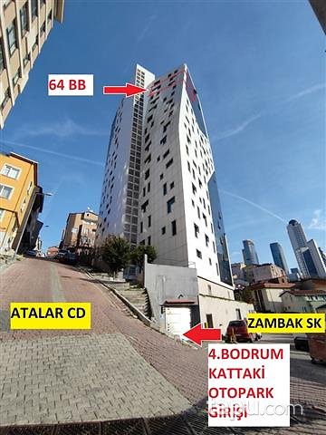 Kağıthane Trea Rezidans'ta 1+1 Daire
