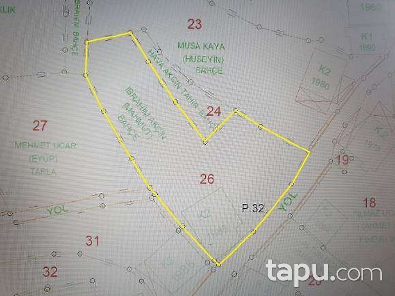 Zonguldak Ereğli'de Tek Katlı Müstakil Ev ve Arsası
