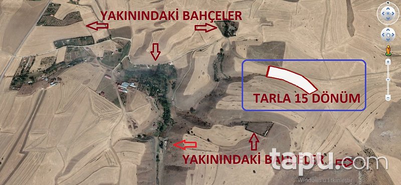 Ankara Elmadağ Yenimahalle'de Yola Cepheli 15 Dönüm Tarla