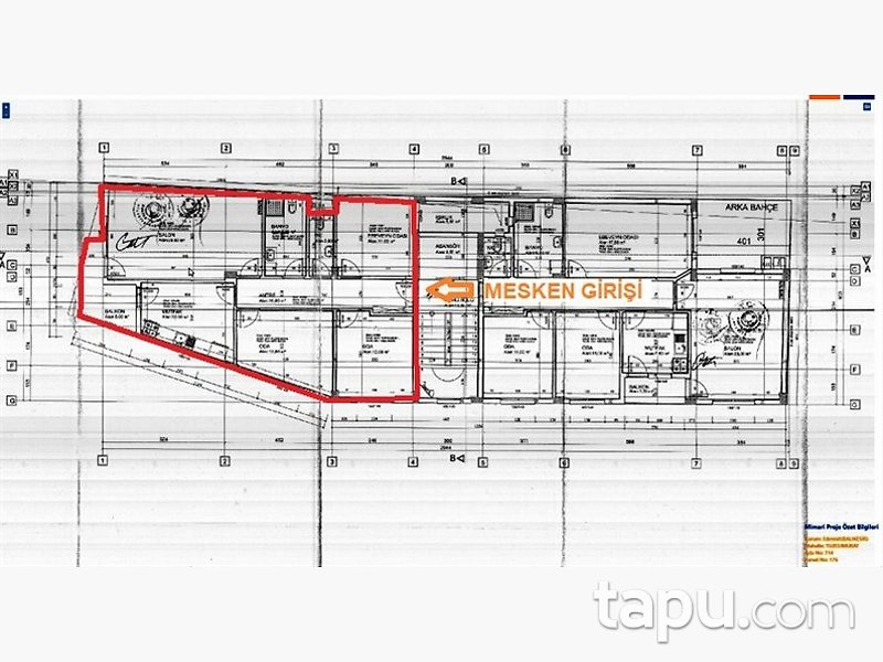 Balıkesir Edremit Tuzcumurat Mahallesi'nde 108 m2 Natamam Daire