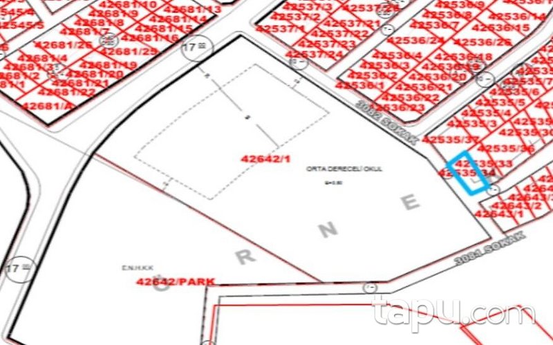 Ankara Çankaya Yenikent Mahallesi'nde 20 m2 Hisseli Arsa