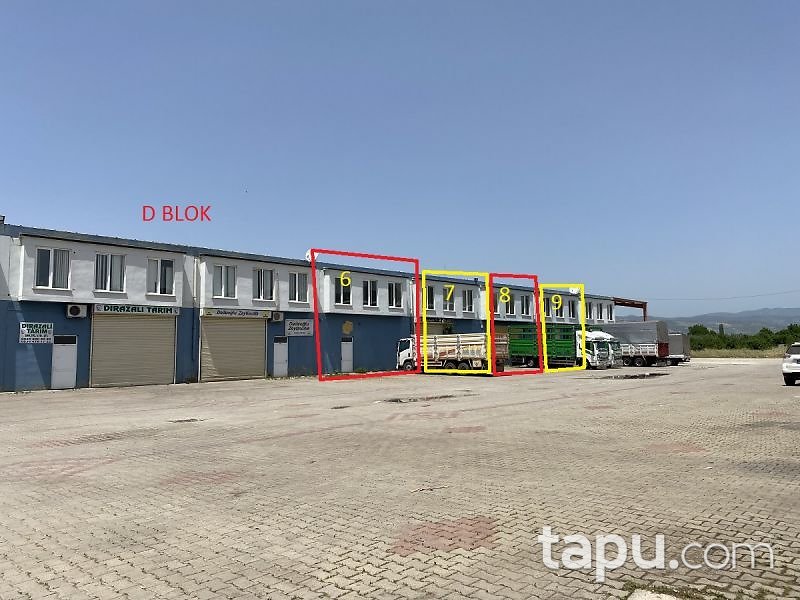 Bursa İznik Mustafa Kemal Paşa Mahallesi'nde Yeni Zeytin Halinde 290 m2 Dükkan