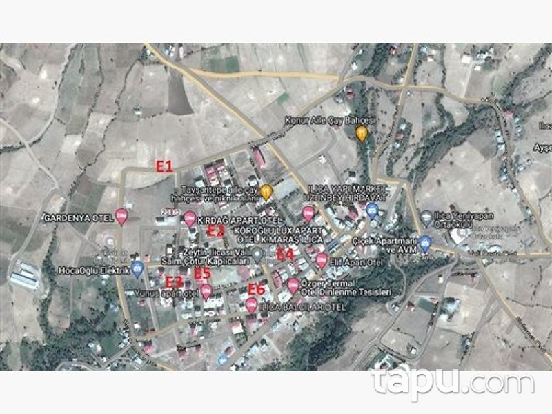 Kahramanmaraş Onikişubat Ilıca Mahallesi'nde 444 m2 İmarlı Arsa