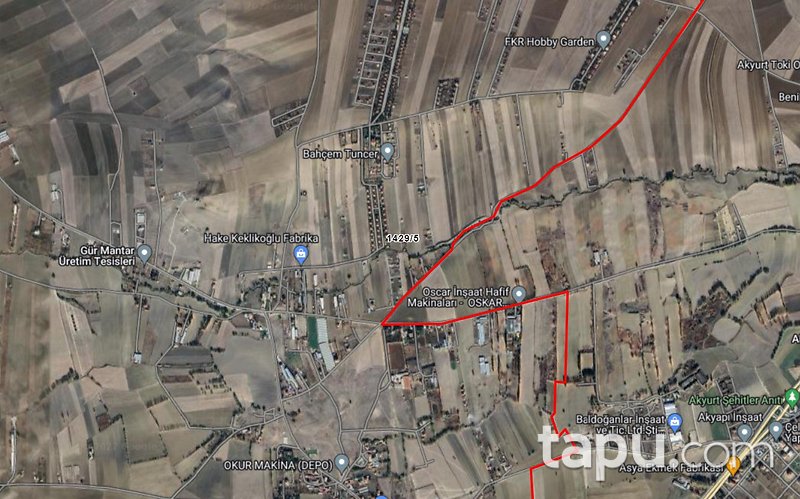 Ankara Akyurt'ta 520 m2 Arsa