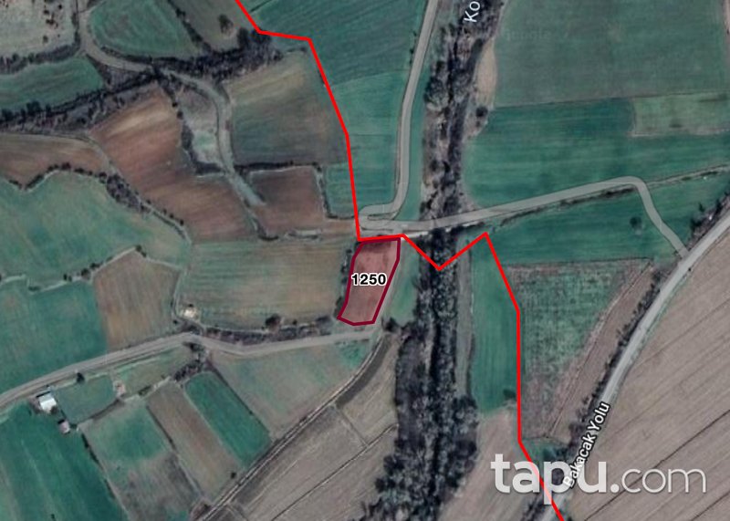 Çanakkale Biga'da 2416 m2 Tarla