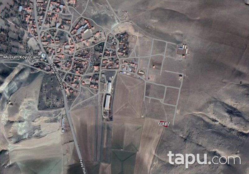 Ankara Polatlı Müslüm Mahallesi'nde 915 m2 Konut İmarlı Arsa