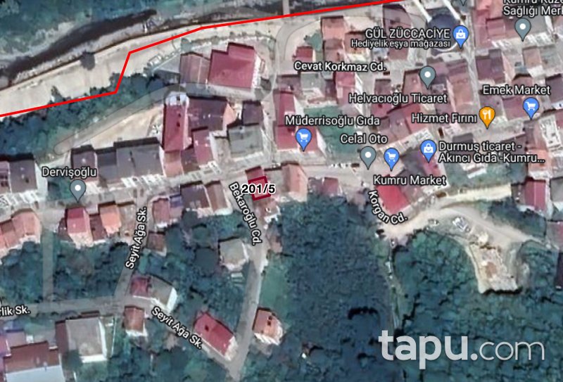 Ordu Kumru Karacalı Mahallesi'nde Hisseli Dükkan