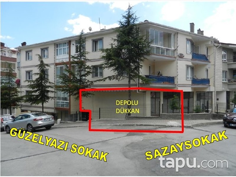 Keçiören Köşk Mahallesi'nde Köşe Konumlu Depolu Dükkan