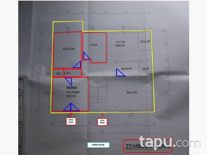 Tepebaşı Koyunlar Mahallesi'nde Avlulu Kagir Evler