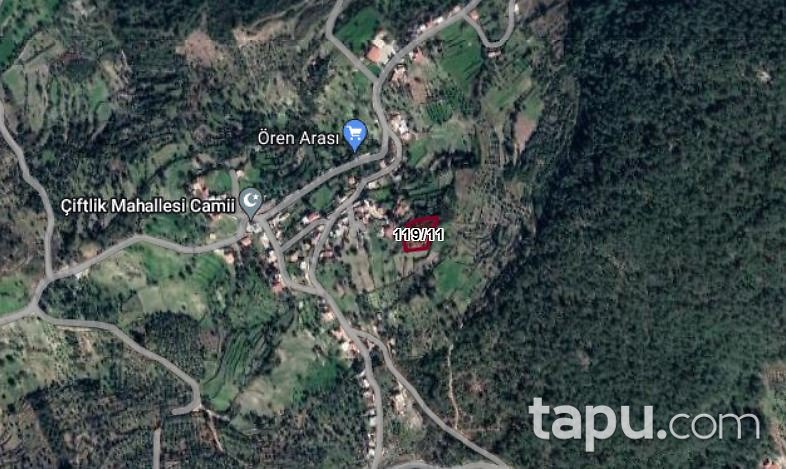 Milas Çiftlik Mahallesi'nde 1.643 m2 Tarla