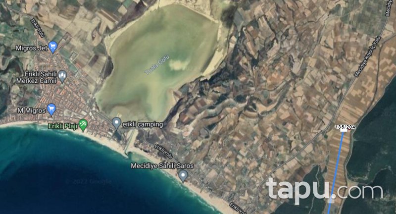 Edirne Keşan Mecidiye 1584 m2 Yatırımlık Tarla