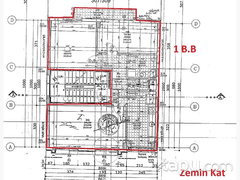 Odunpazarı Emek Mahallesi'nde 79 m2 Daire