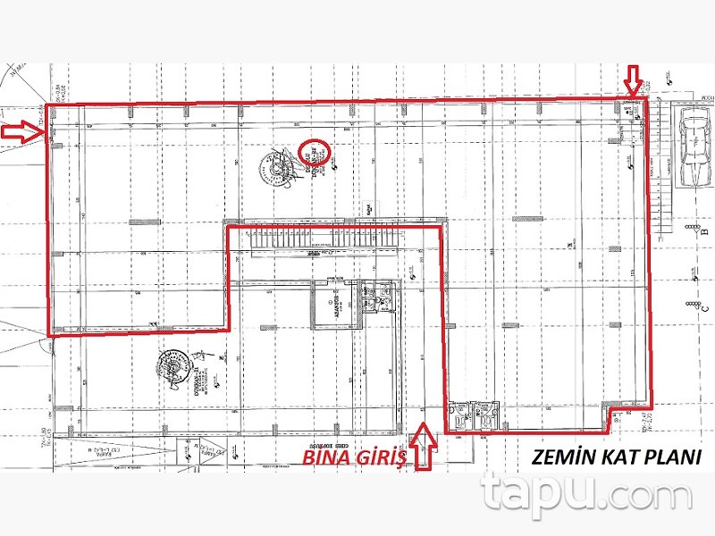 Sincan 29 Ekim Mahallesi'nde 413 m2 İskanlı Depolu Dükkan