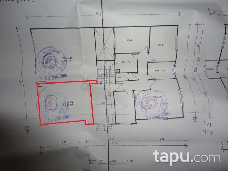Derince Sırrıpaşa Mahallesi'nde 33 m2 İş Yeri