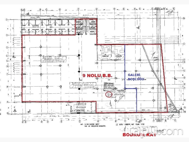 Anamur Sağlık Mahallesi'nde 2.380 m2 Dükkan ve Deposu