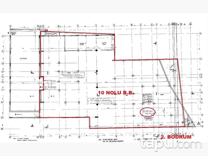 Anamur Sağlık Mahallesi'nde 2.380 m2 Dükkan ve Deposu