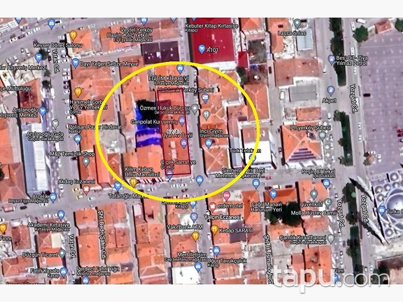 Yozgat Yerköy Haşim Kılıç Mahallesi'nde 27 m2 Büro