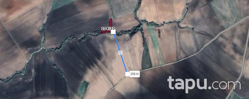 Edirne İpsala Sultanköy'de 1.555 m2 Tarla