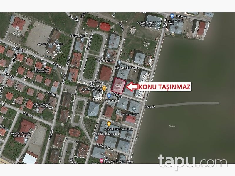 Ağrı Merkez Suçatağı Mahallesi'nde 269 m2 Depo