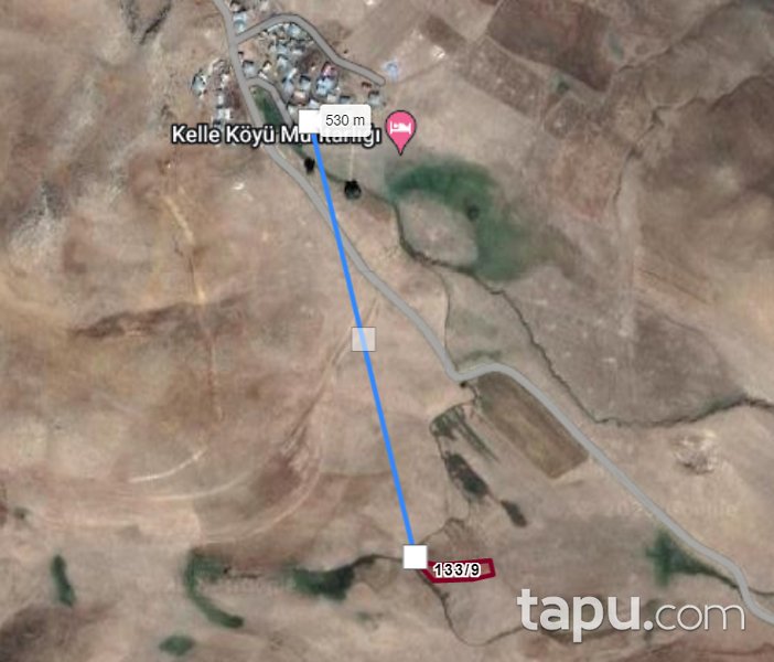 Van Tuşba Kelle Mahallesi'nde 1.454 m2 Tarla