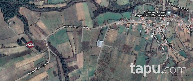 Çanakkale Lapseki Beybaş Köyü'nde 1.784 m2 Bahçe