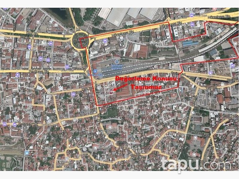 İzmir Konak Çorakkapı Mahallesi'nde 105 m2 Arsa