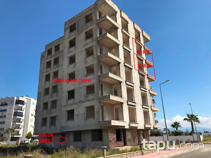 Kepez Baraj Mahallesi'nde Natamam 73 m2 Daire