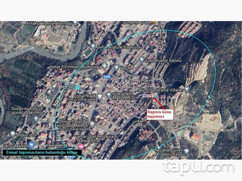 Hatay Defne Dursunlu Mahallesi'nde 3+1 Daire