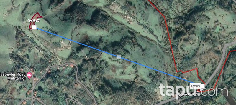 Zonguldak Ereğli Hasbeyler Mevkiinde 2.737 m2 Tarla