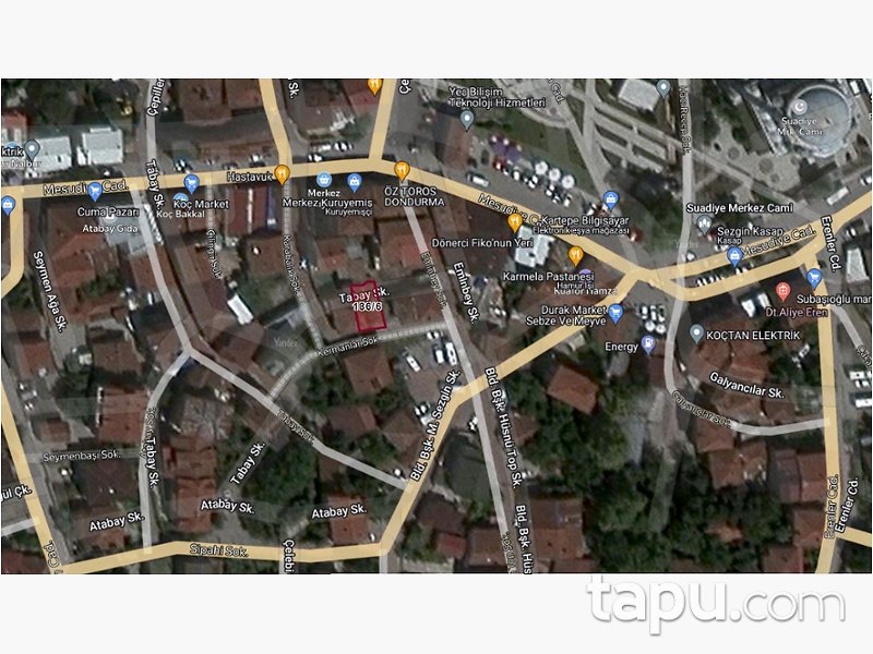 Kartepe Çepni Mahallesi'nde Hisseli 75 m2 Bahçe