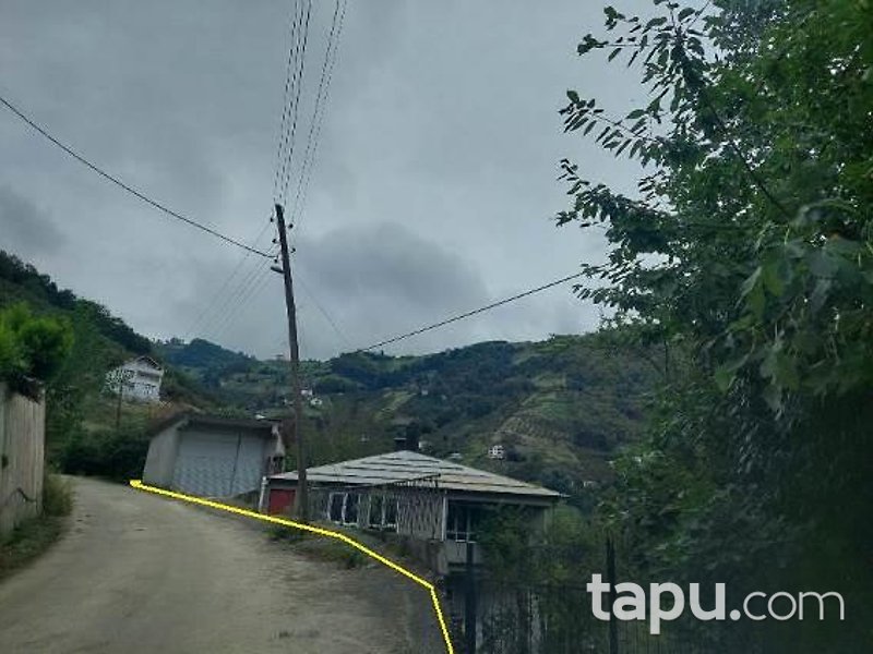 Trabzon Akçaabat Gümüşlü Mahallesi'nde Tarla Ve Kargir Ev Ve Samanlık