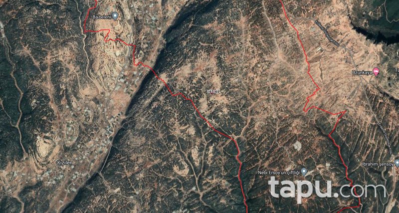 Mersin Erdemli Sarıkaya Mahallesi'nde 1.631 m2 Tarla