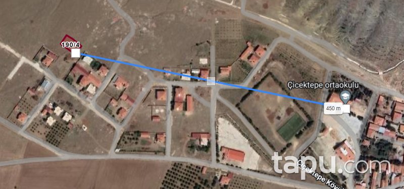 Dinar Çiçektepe Mahallesinde 2 Kat Konut İmarlı Arsa