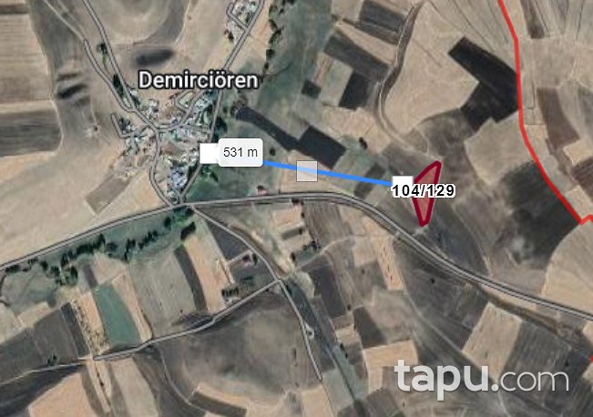 Kayseri Pınarbaşı Demirciören Mevkiinde 6 Dönüm Tarla