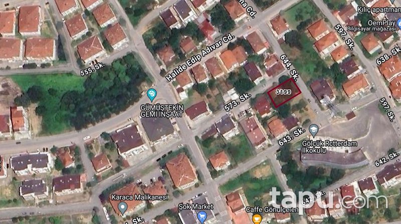 Kocaeli Gölcük Saraylı Mahallesi'nde Hisseli 145 m2 Arsa