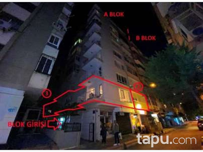 İzmir Konak Kültür Mahallesi'nde 3+1 Daire