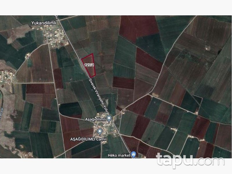 Şanlıurfa Viranşehir Yukarıdilimlİ'de 33 Dönüm Tarla