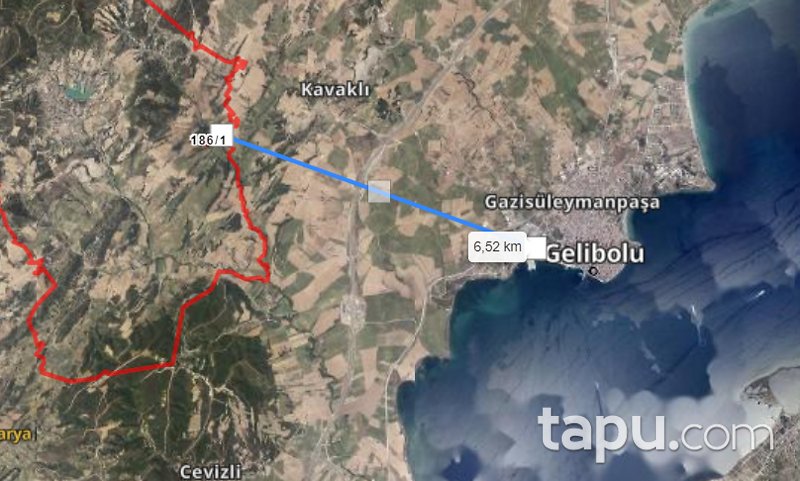 Çanakkale Gelibolu Fındıklı Mevkiinde 7 Dönüm Tarla