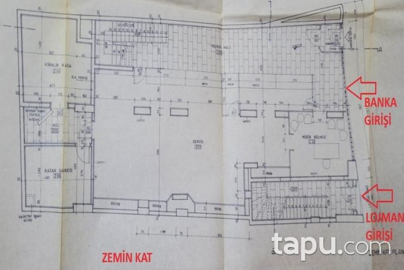 Babaeski Çarşı İçinde Küçük Cami Yanında 689 m2 2 Katlı Bina