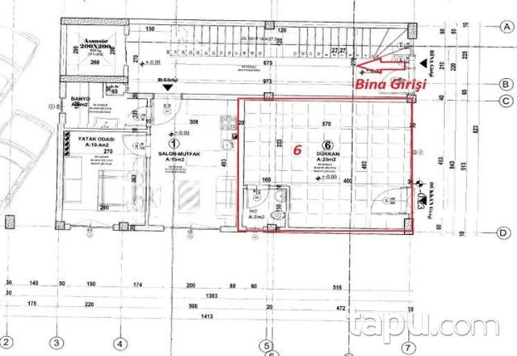Samsun İlkadım Fevzi Çakmak Mahallesi'nde 30 m2 Dükkan