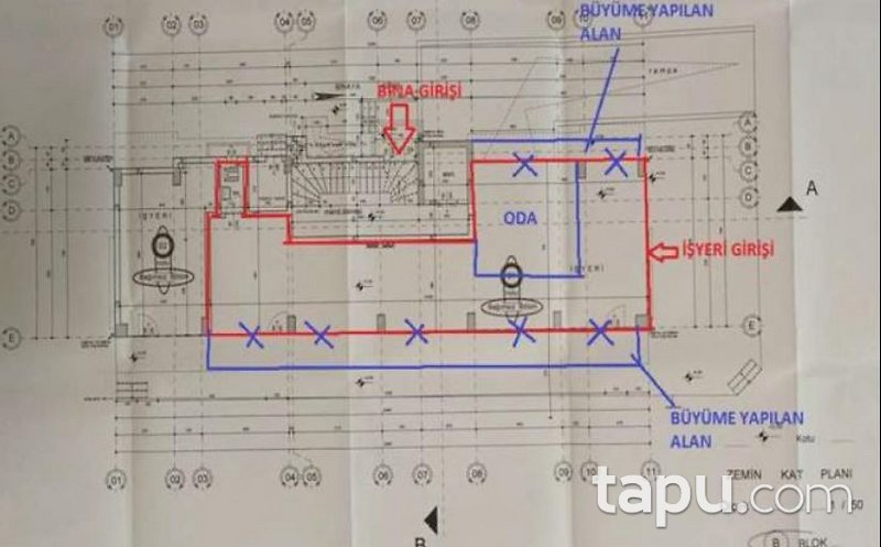 Osmaniye Merkez RaufBey Mahallesi'nde 141 m2 İşyeri
