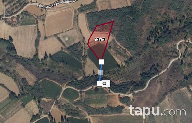 İzmir Ödemiş Çobanlar'da 4.268 m2 Tarla