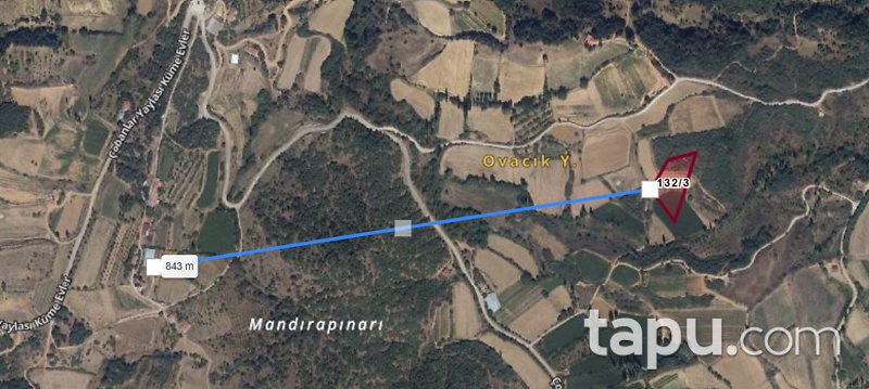 İzmir Ödemiş Çobanlar'da 4.268 m2 Tarla