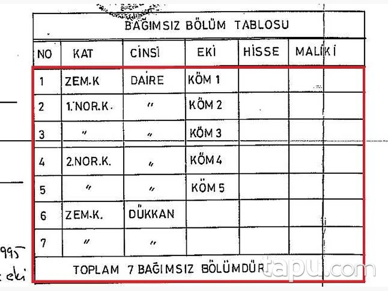 Pendik Güzelyalı'de Hisseli 4 Katlı Bina
