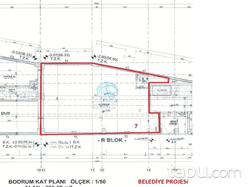 Küçükçekmece Halkalı'da 66 m2 Dükkan