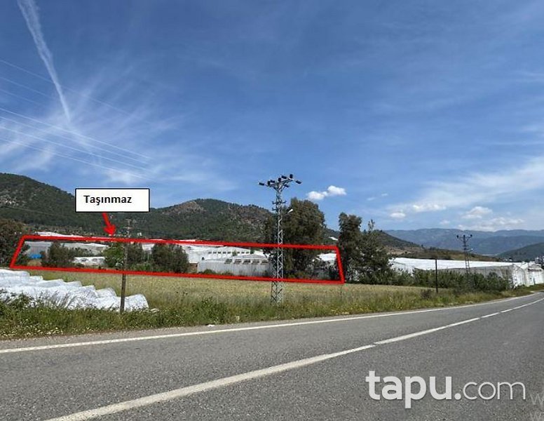 Anamur Malaklar'da Sera Bölgesinde Hisseli 7 Dönüm Tarla