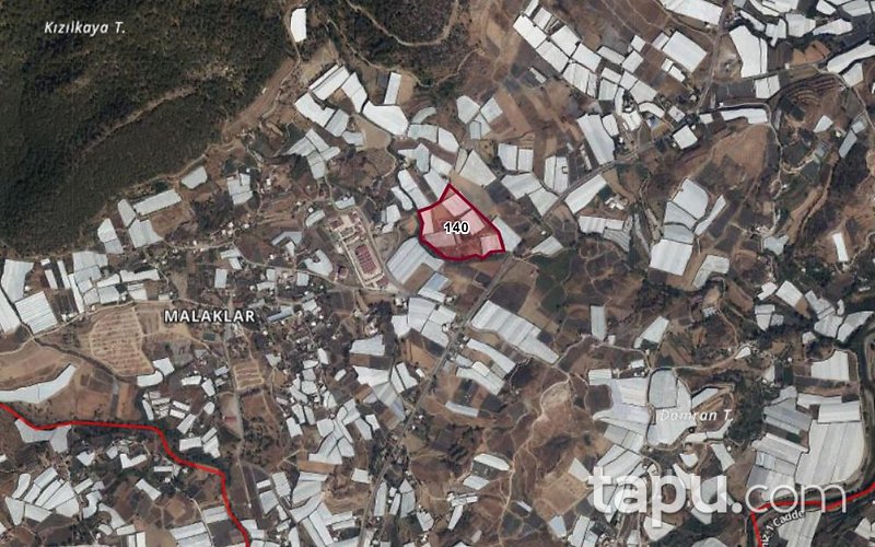 Anamur Malaklar'da Sera Bölgesinde Hisseli 7 Dönüm Tarla