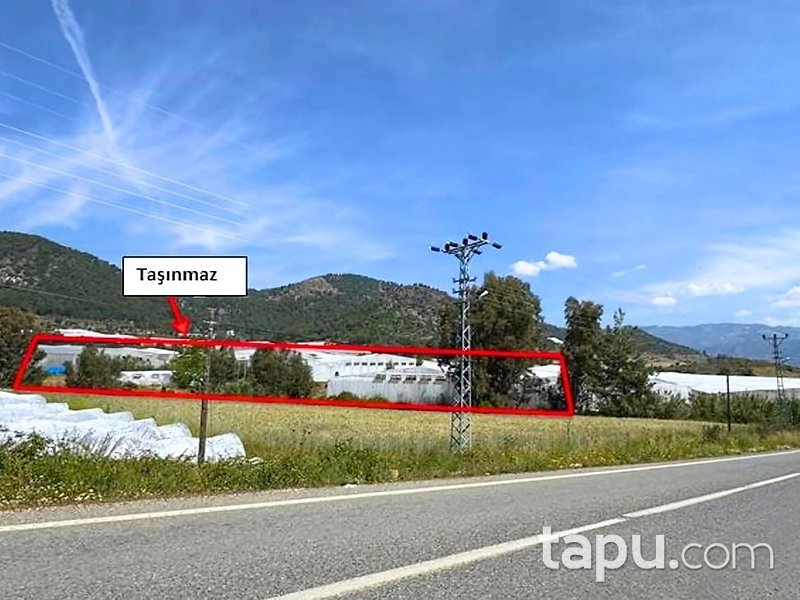 Anamur Malaklar'da Sera Bölgesinde Hisseli 7 Dönüm Tarla